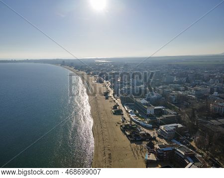 Aerial View Of Resort Of Sunny Beach, Bulgaria