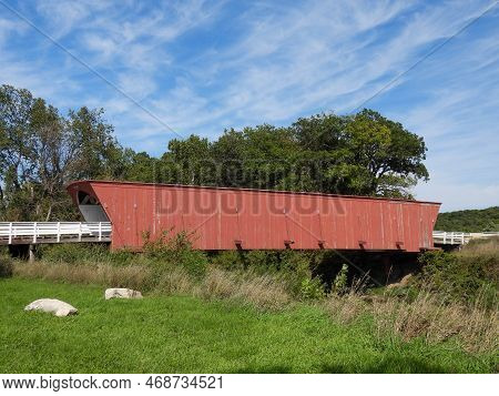 Hogback Covered Bridge In Madison County Iowa