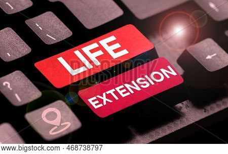 Conceptual Display Life Extension. Internet Concept Able To Continue Working For Longer Than Others 