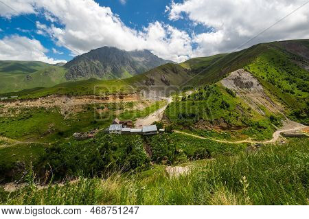 View Of Caucasus Mountains In The Karachay-cherkessia Republic, Russia