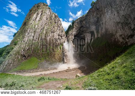View Of Caucasus Mountains In The Karachay-cherkessia Republic, Russia