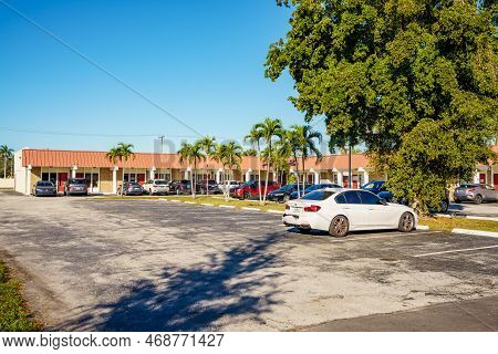 Historic Shopping Plaza On Davie Road