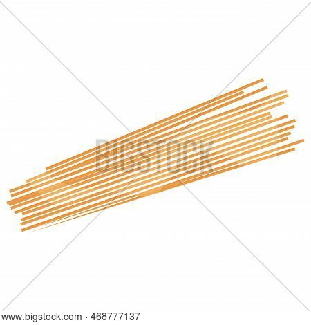 Isolated Colored Spaguetti Sketch Icon Vector Illustration