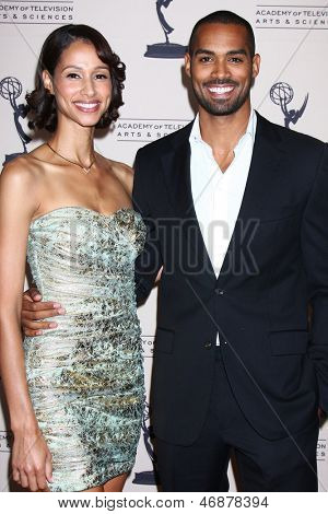 LOS ANGELES - JUN 13: Lamon Archey przybywa recepcji nominowanych Daytime Emmy, przedstawiony przez ATAS