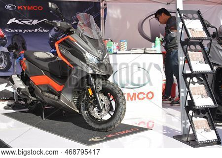 Pasay, Ph - Nov 27 - Kymco 350 Motorcycle At Freedom Ride Festival Motorshow On November 27, 2022 In