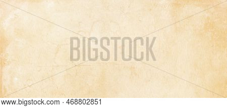Old Parchment Paper. Horizontal Banner Texture Wallpaper