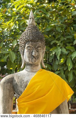 Thailand Ayutthaya Wat Yai Chai Mongkon