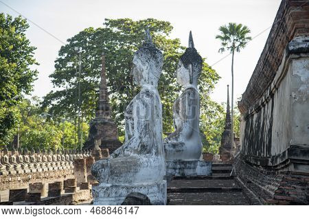 Thailand Ayutthaya Wat Yai Chai Mongkon