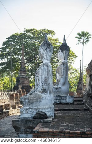 Thailand Ayutthaya Wat Yai Chai Mongkon