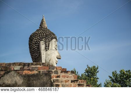 Thailand Ayutthaya Wat Yai Chai Mongkon