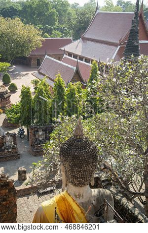 Thailand Ayutthaya Wat Yai Chai Mongkon