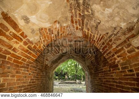 The Tempe Ruins Of The Wat Ho Rakhang In The City Ayutthaya In The Province Of Ayutthaya In Thailand