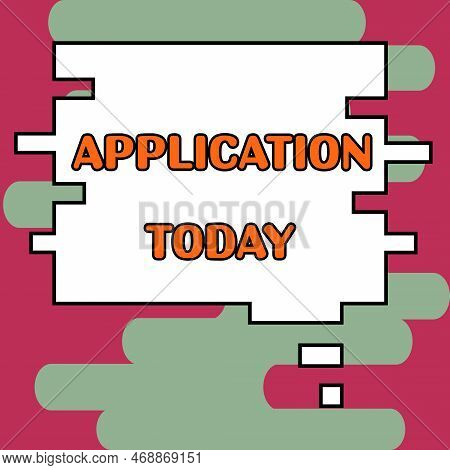 Writing Displaying Text Application. Business Approach An Order For Something Formal And Usually Wri