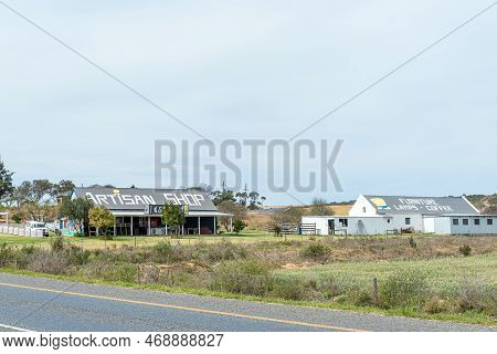 Heidelberg, South Africa - Sep 24, 2022: Furniture Factory Next To Road N2 At Heidelberg In The West