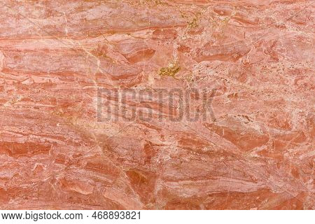 Arancio Di Selva - Natural Red Marble Stone Texture. Slab Photo. Matt Italian Stone Background, Patt
