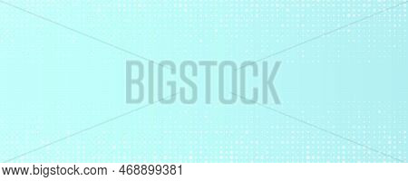 Abstract Geometric Gradient Background With Dots. Blue Dot Background With Empty Space. Vector Illus