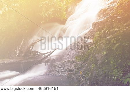 Siribhum Waterfall In Doi Inthanon National Park Chiangmai Thailand