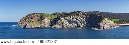 Coastal View Near Barrika In The Basque Country (spain)