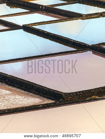 Sól rafinerii, soli z Janubio, Lanzarote, Hiszpania