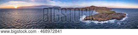 Muckross Head Peninsula During Sunset - About 10 Km West Of Killybegs Village In County Donegal On T