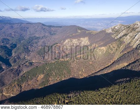 Aerial View Of Pirin Mountain Near Orelyak Peak, Bulgaria