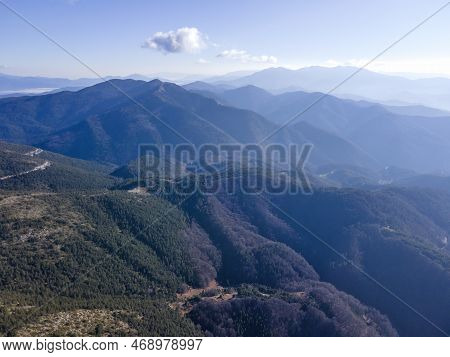 Aerial View Of Pirin Mountain Near Orelyak Peak, Bulgaria