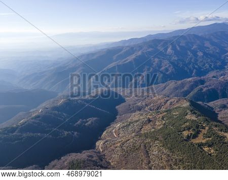 Aerial View Of Pirin Mountain Near Orelyak Peak, Bulgaria