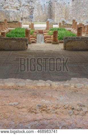 Ruins Of The Old Roman City Of Conimbriga In Portugal