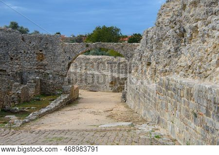 Ruins Of The Old Roman City Of Conimbriga In Portugal