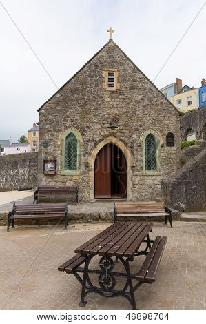 St Julians kirke Tenby Pembrokeshire West Wales.