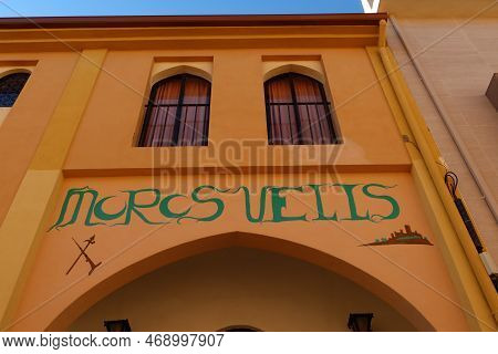 Biar, Alicante, Spain, January 14, 2023: Headquarters Of The Moros Vells Group In Biar, Alicante, Sp