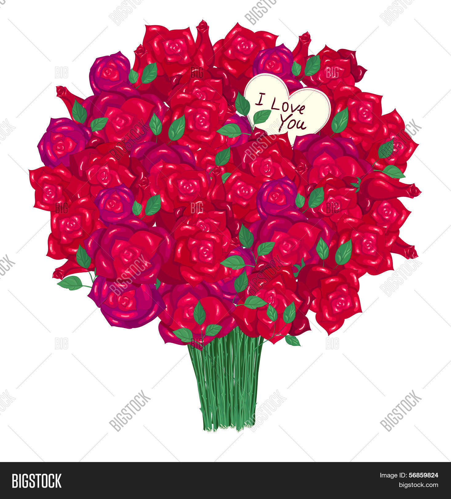 Bouquet Vector Roe Rose Bouquet Vector & Photo (Free Trial) | Bigstock