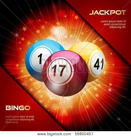 Bingo Explosion With Sample Text