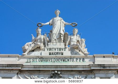Arco de Augusta em Lisboa