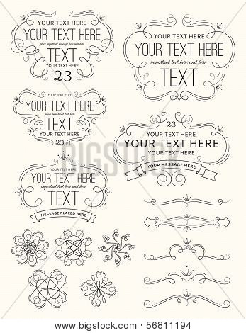Vintage Frames and Elements