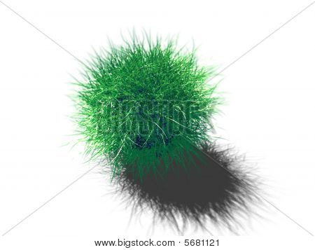 Verde erba 3d