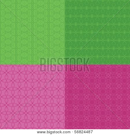 Seamless Calligraphy Patterns Two