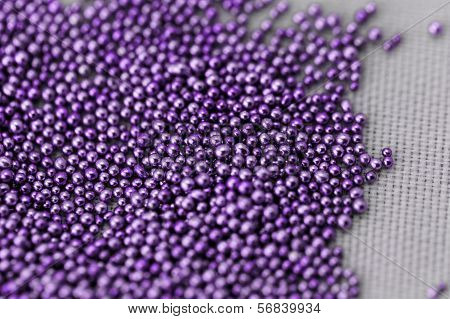 Pile Purple Balls