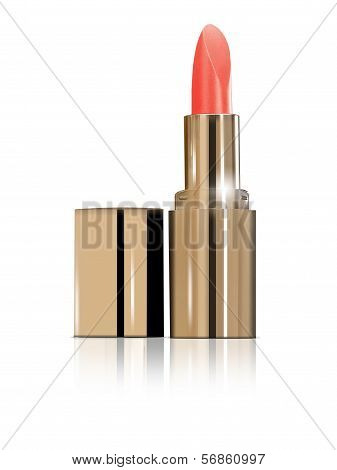 Lipstick For Lips Isolated On White Background