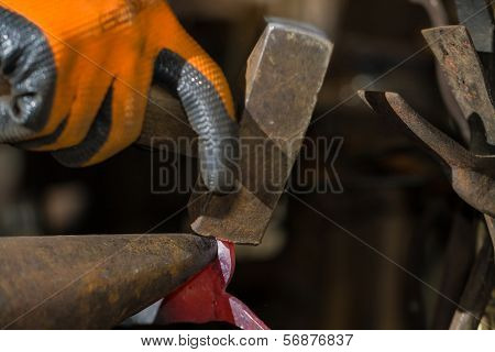 Smith Forging Hot Iron
