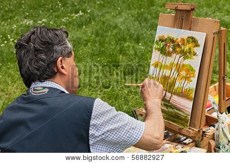 Painter At Work