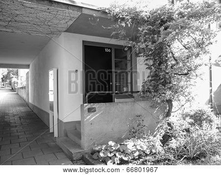 Black And White Siedlung Roemerstadt