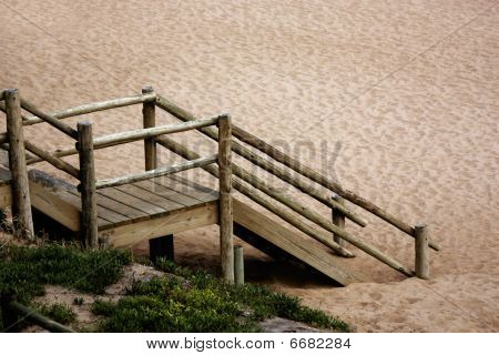 Beach schody