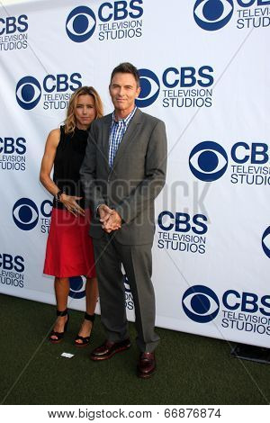 LOS ANGELES - MAY 19:  Tea Leoni, Tim Daly at the CBS Summer Soiree at the London Hotel on May 19, 2014 in West Hollywood, CA