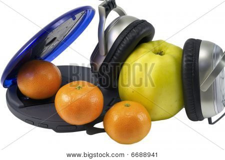 Obst- und Cd-Spieler