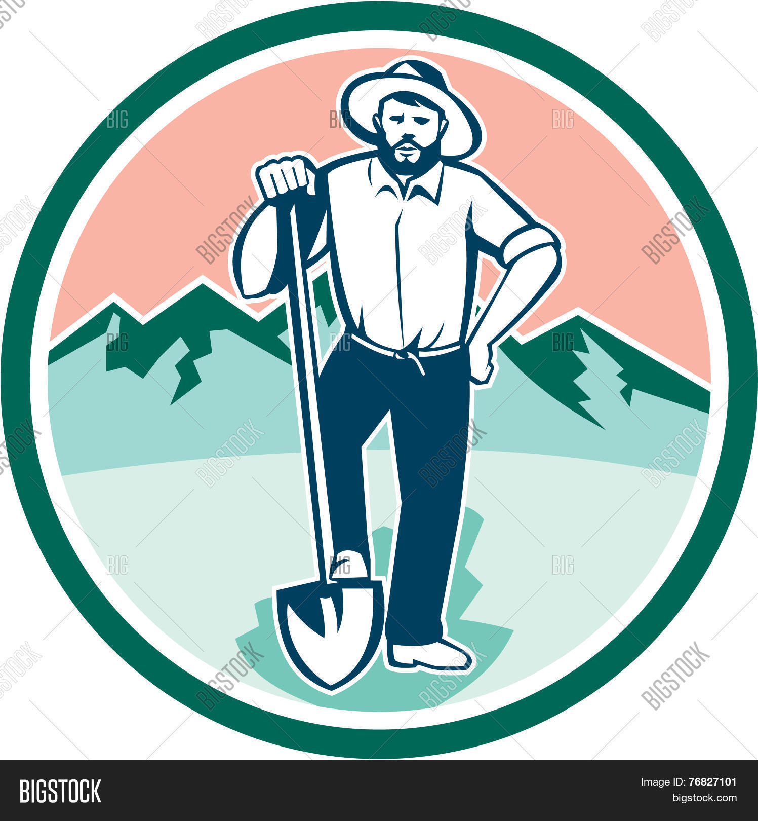 Gold Miner Shovel Image & Photo (Free Trial) Bigstock