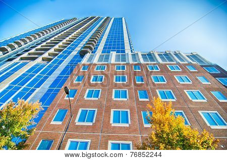 Skyscraper Buildings In Charlotte North Carolina Usa