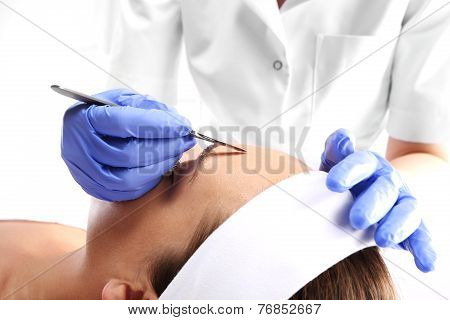 Scalpel, plastic surgery