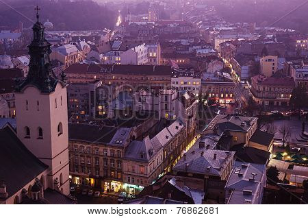 Twilight in Lviv