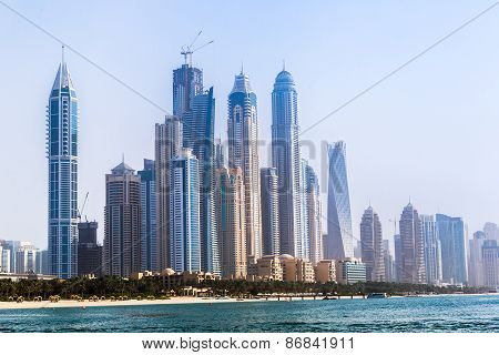 Dubai Marina Cityscape, Uae
